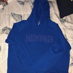 University of Memphis Blue PINK hoodie